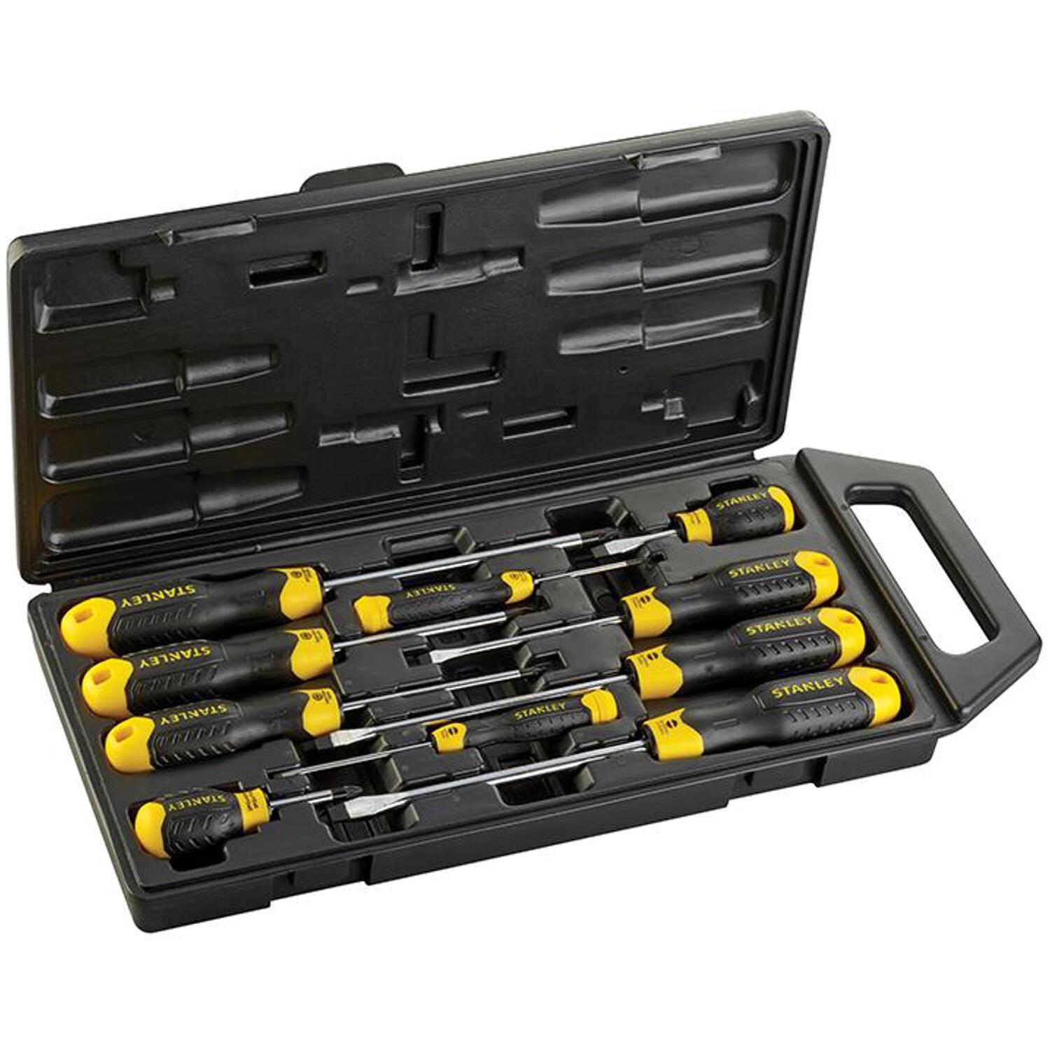 Stanley Cushion Grip 10 Piece Pozidriv Screwdriver Set 2-65-014 - Image 14