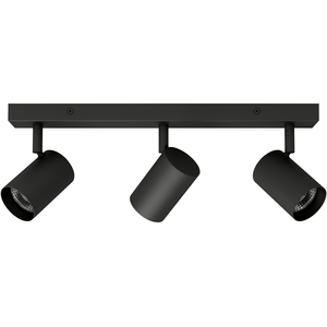 Set Of 2 Eden Black Bathroom 3 Light Adjustable Spotlight Bars