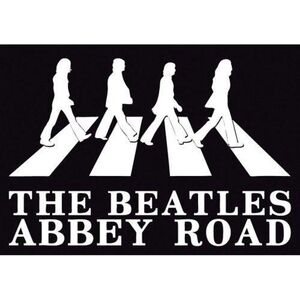 The Beatles Abbey Road Crossing Postcard