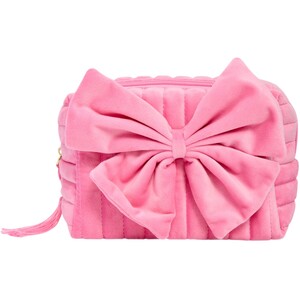 Velvet Bow Makeup Bag