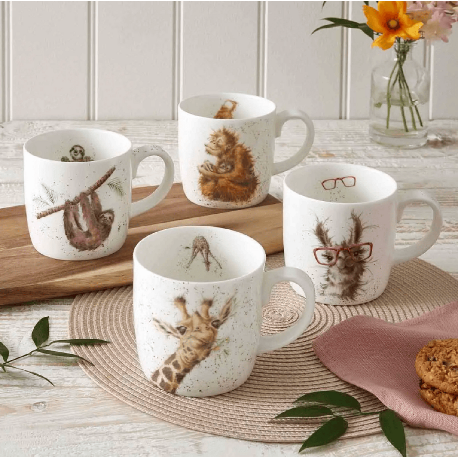 Image of Royal Worcester Set of 4 Zoo&hellip;