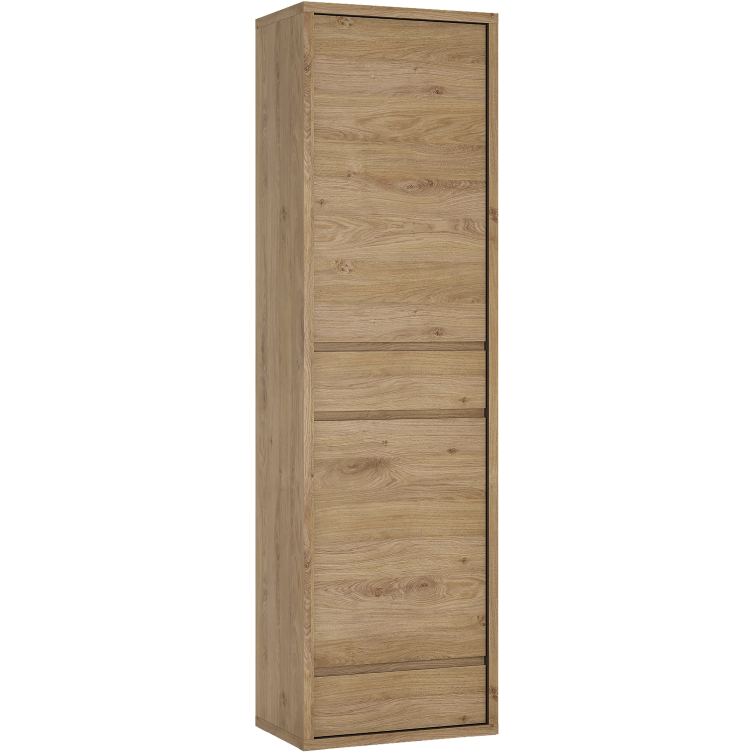 Florence Shetland 2 Door 2 Drawer Narrow Cabinet - Brown - Image 4