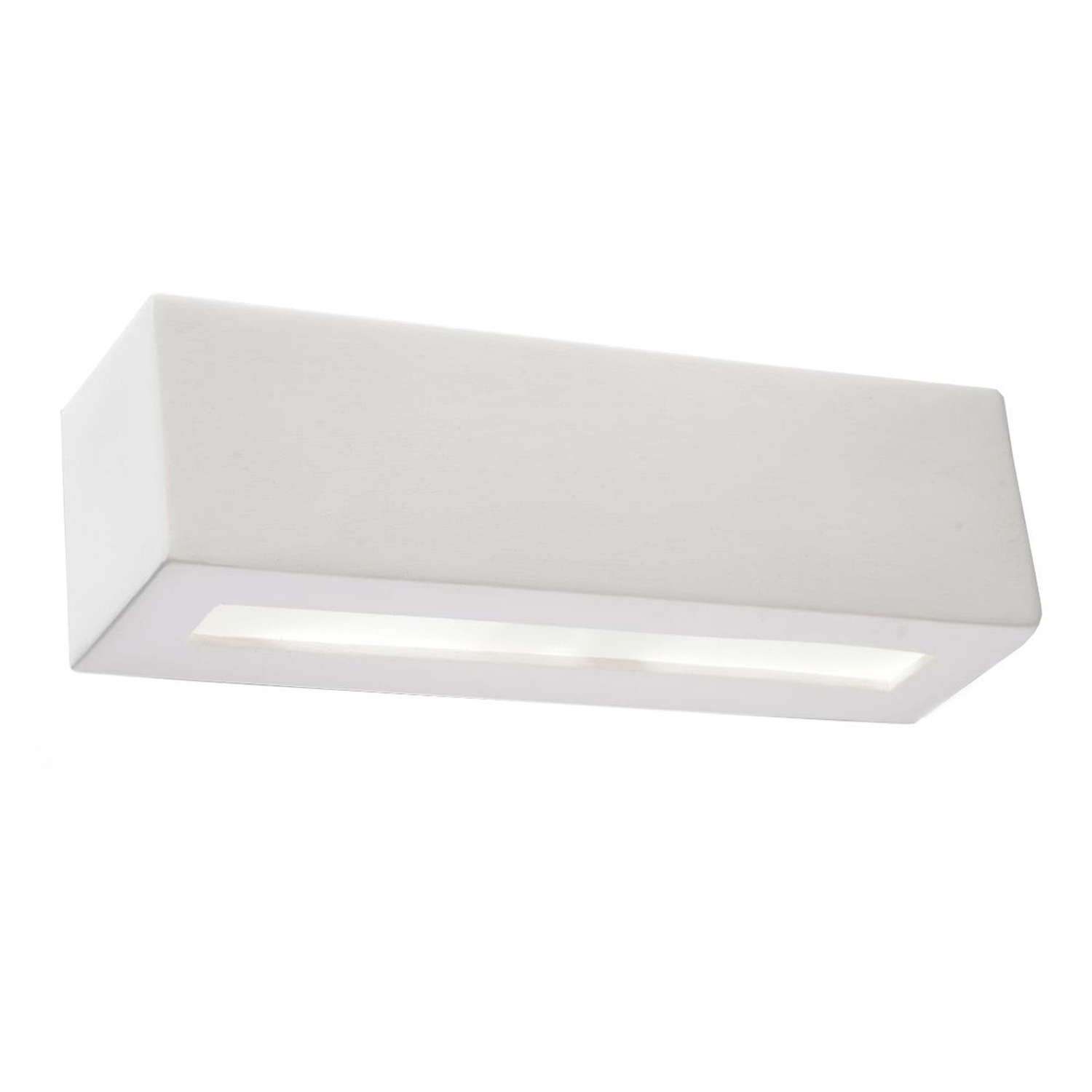 B&Q - Luminosa 1 Light Ceramic Flush Wall Light WhiteE27 - Image 2