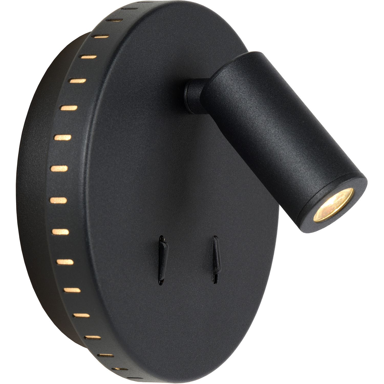 Lucide Bentjer Modern Reading Wall Light - 14cm - Black Metal - 11W LED 3000K - Image 4