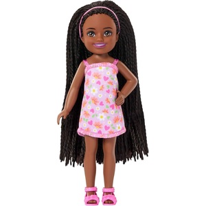 Barbie Chelsea Pink Dress with Hearts Doll