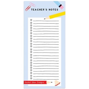 Teacher's Notes List Pad