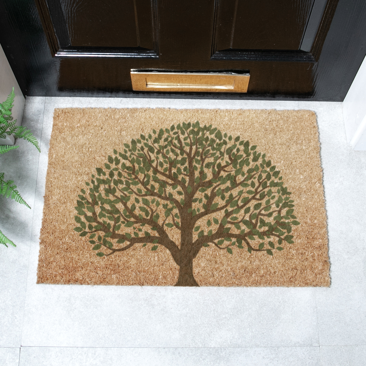 Artsy Mats Tree Of Life Doormat A - Brown