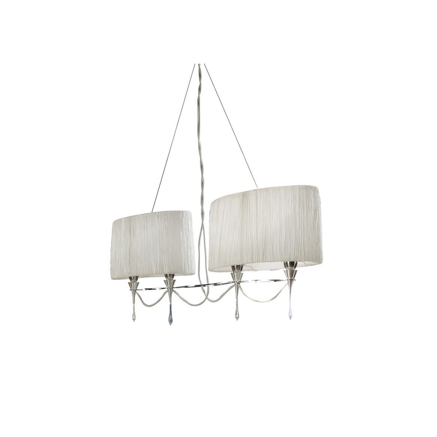 Inspired Lighting Lucca Pendant Light Chrome