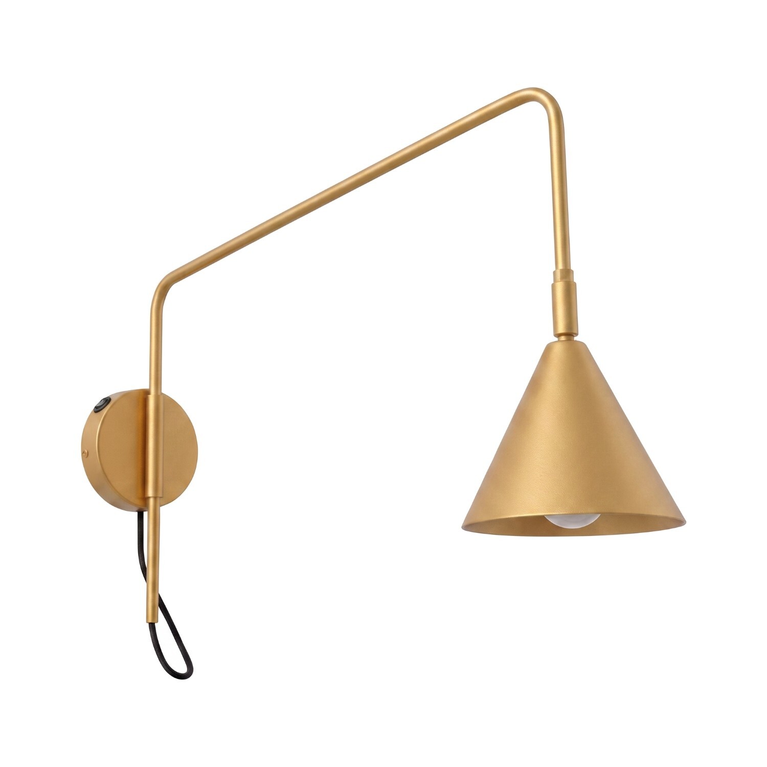Sollux Lighting Wall Lamp Nox 1 Golden With A Switch