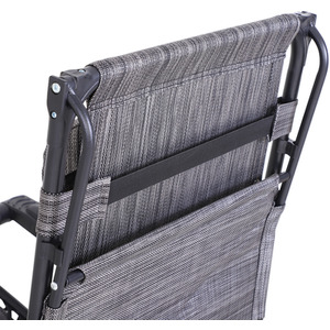 Grey Outsunny Zero Gravity Garden Deck Folding Chair shot 877841