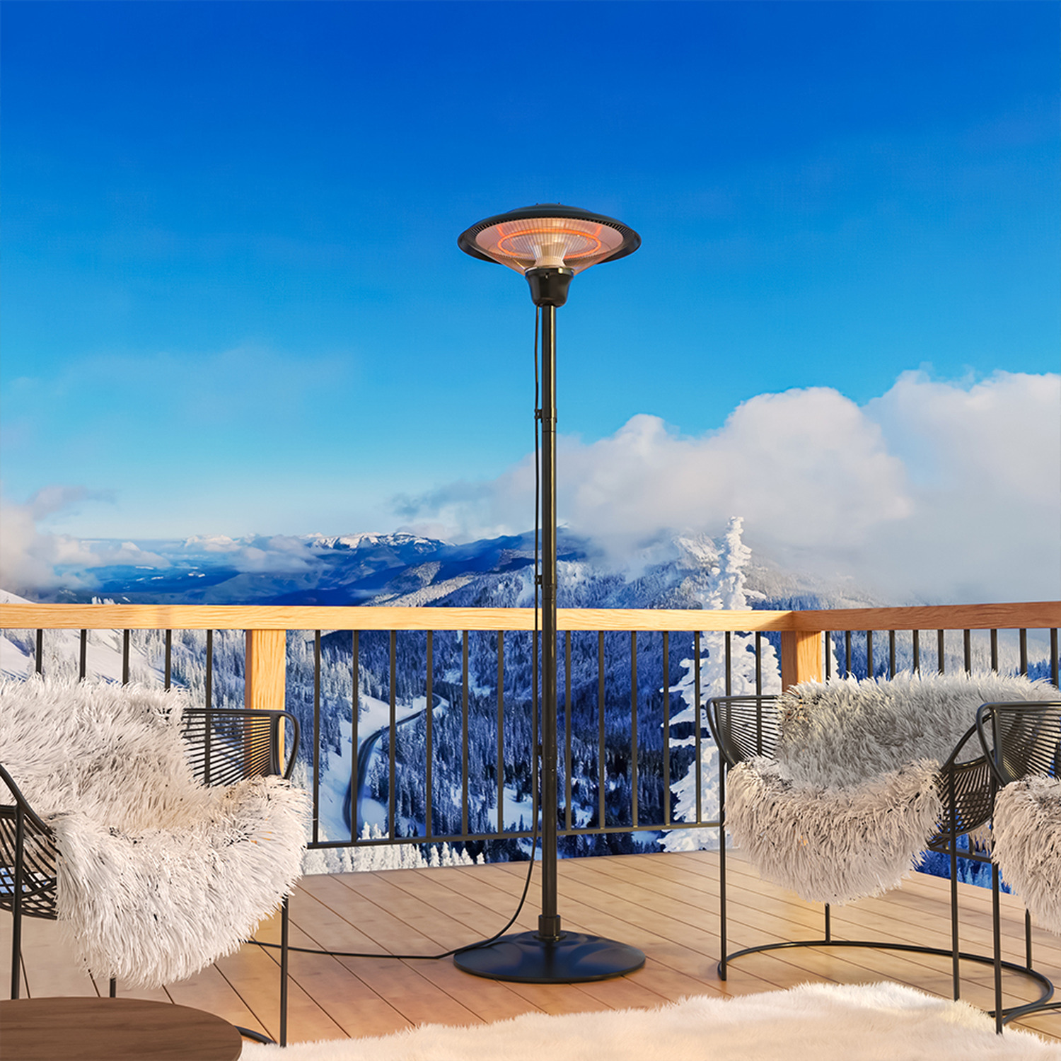 Freestanding Electric Patio Heater
