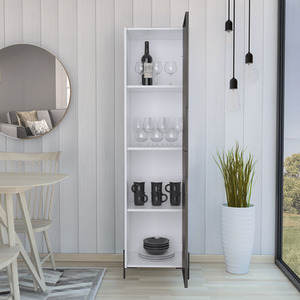 Dallas Tall Narrow Storage Cabinet