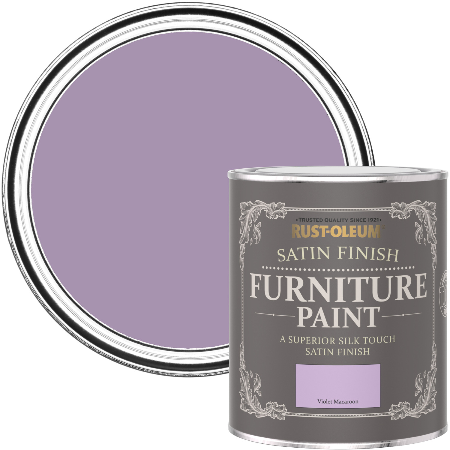 Rust-Oleum Satin Furniture Paint Violet Macaroon - Purple