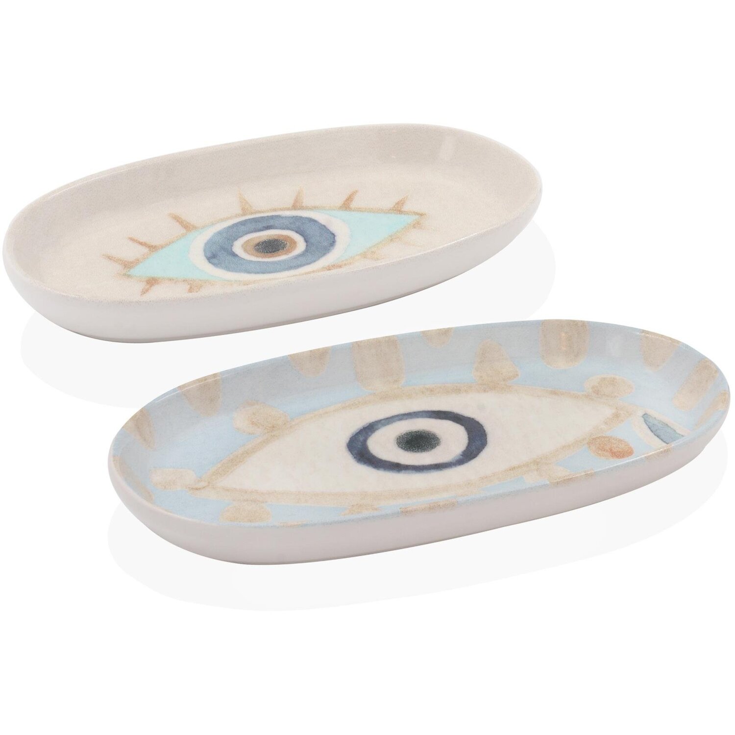 Image of Amulet Series Oval Platters - Multicolour