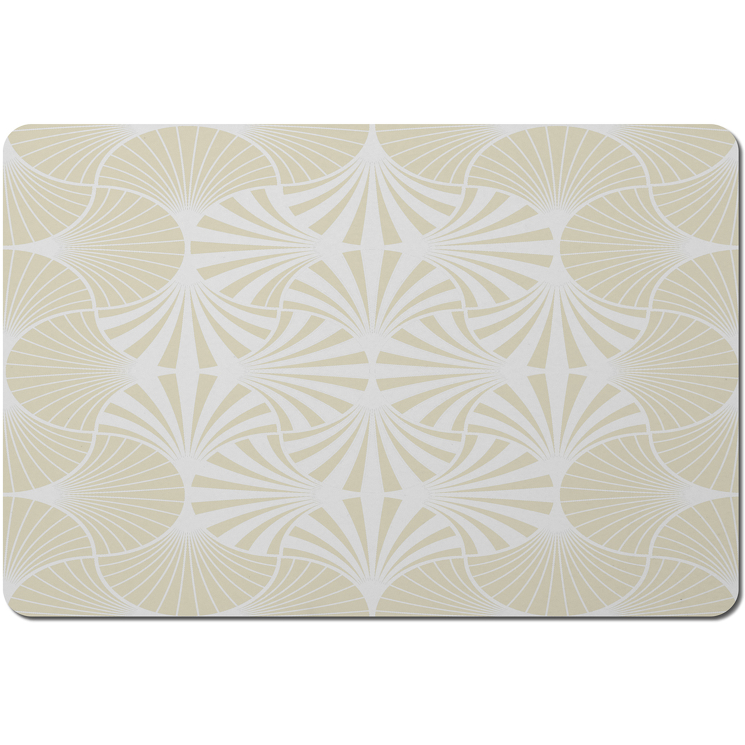 Golden Star Ornament Placemat - Gold