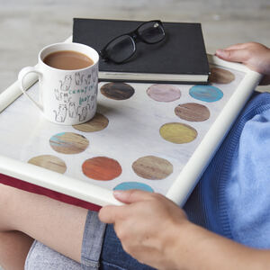 Creative Tops Retro Spots Lap Tray, 44x34cm,