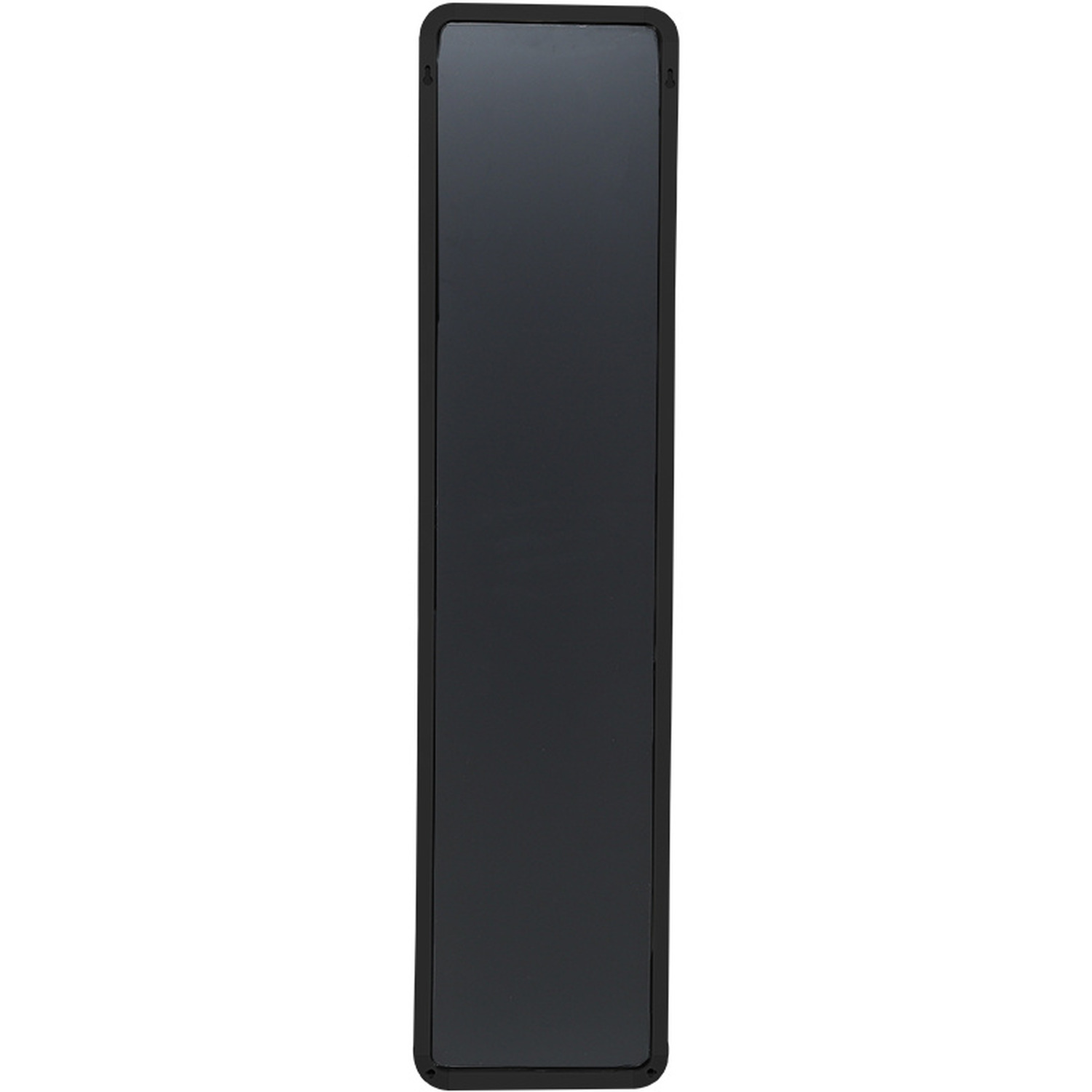 Rectangular Soft-corner Wall-mounted Full Length Mirror - Black