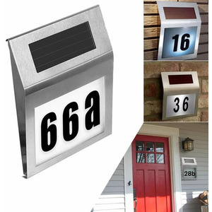 Solar Powered House Door Number