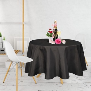 Round Polyester Tablecloth Cover