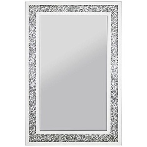 Full Border Crushed Jewel Wall Mirror