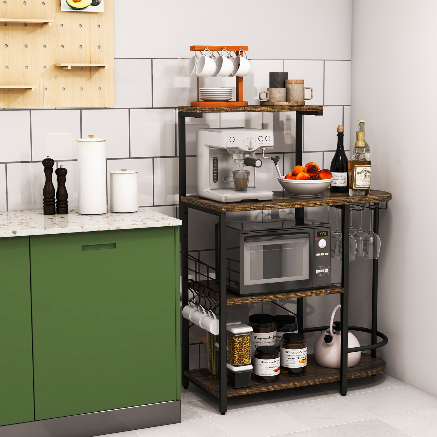 4-Tier Kitchen Bakers Rack