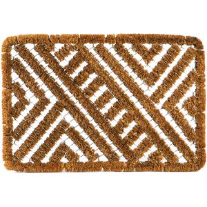 60x40cm Coir Scraper Door Mat Natural