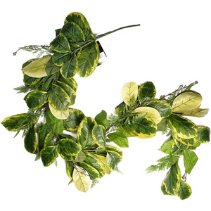 Artificial Garland Hanging Trailing Golden Ficus Plant