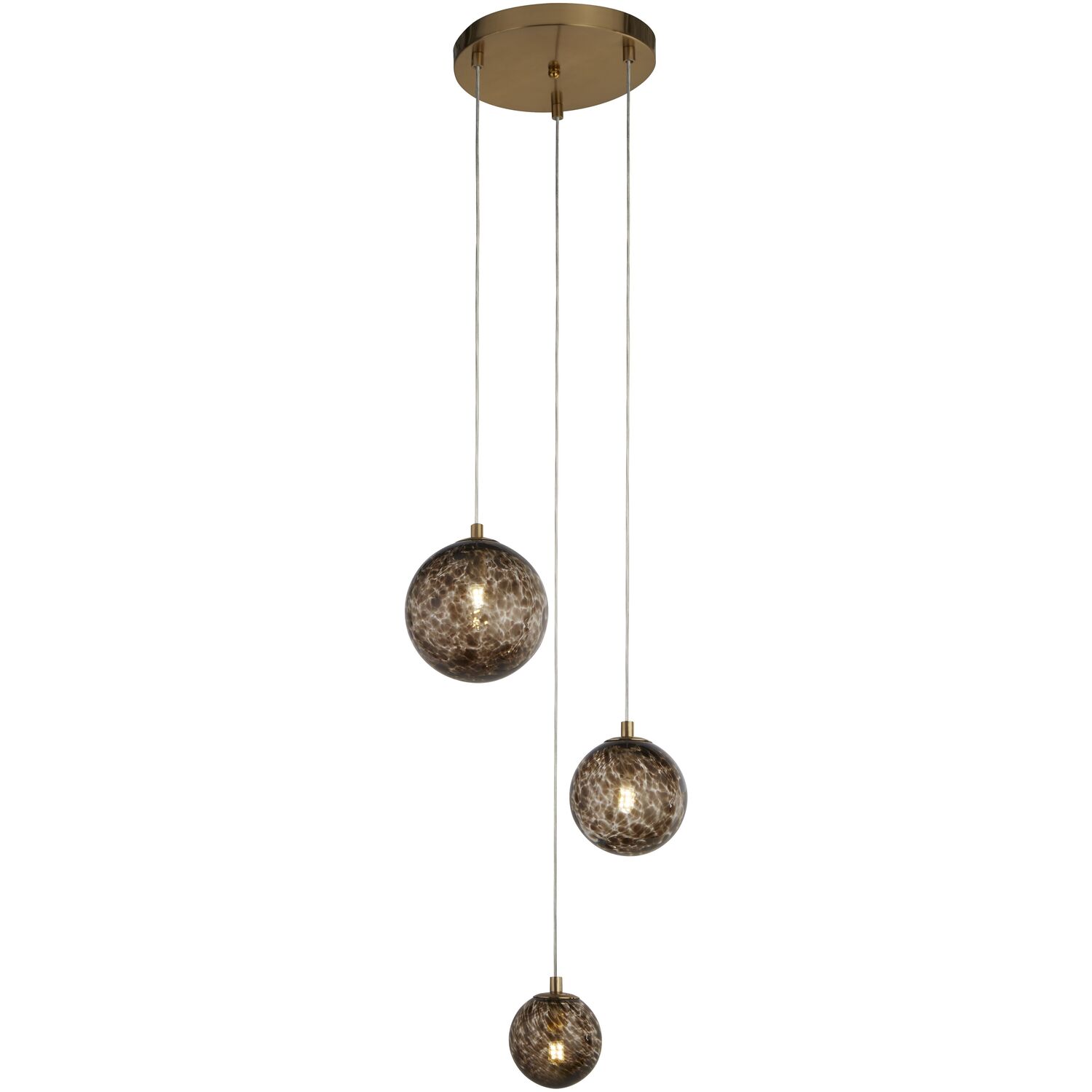 Lighting Collection - Carlton Multi-Drop Ceiling - Brass thumbnail