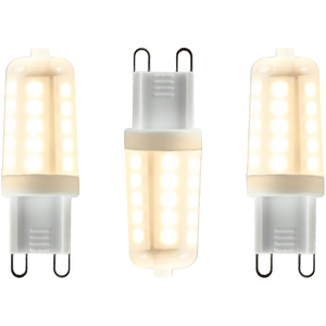 3 Pack of 3.5 Watt G9 Dimmable Bulb Cool White LED Lights