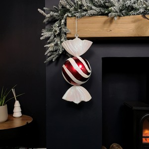 Stripe Hanging Christmas Candy Bauble Decoration