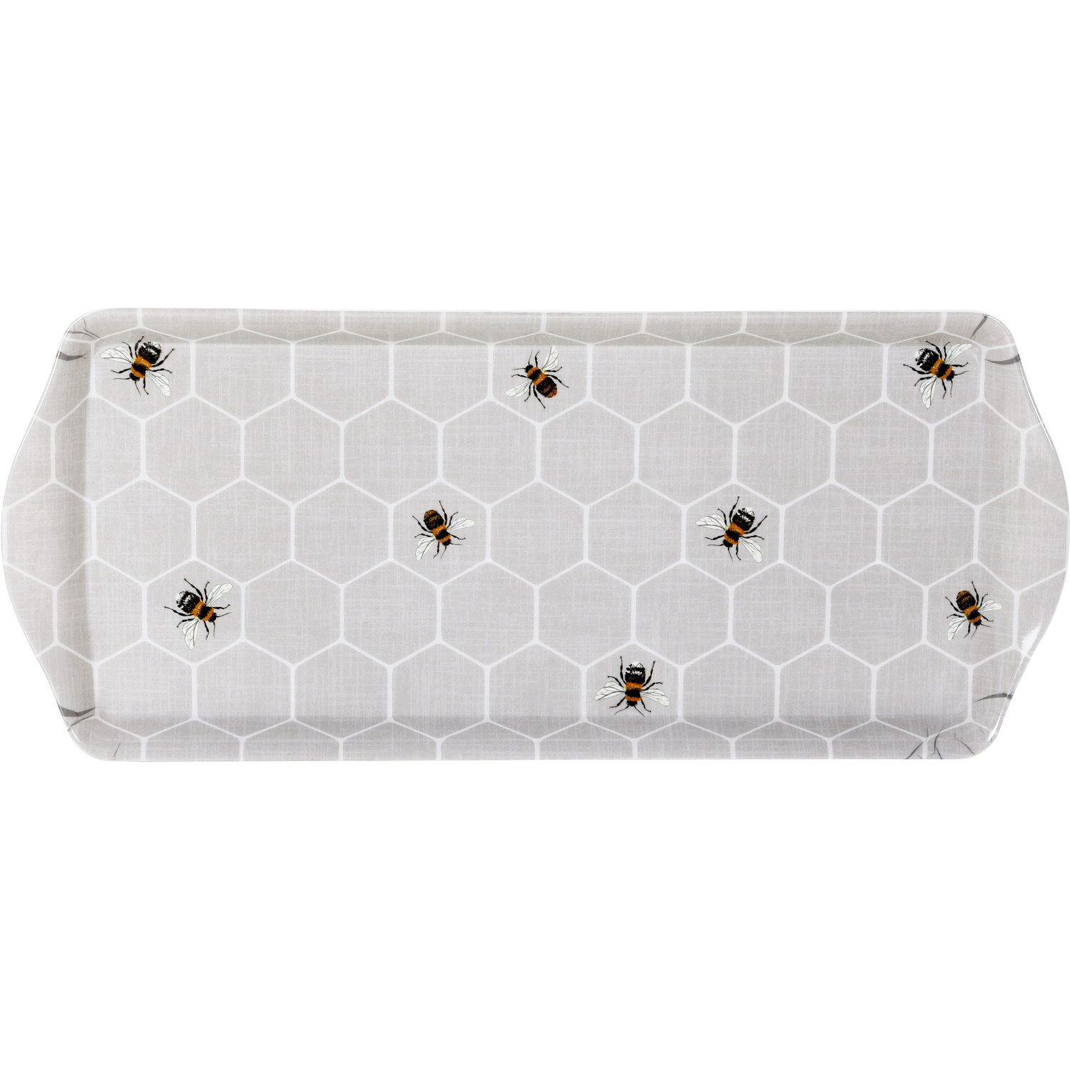 Image of Honeycomb Bee Tray - Grey /&hellip;