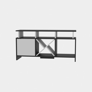 Anthracite and White Auburn Modern TV Unit shot 5395856