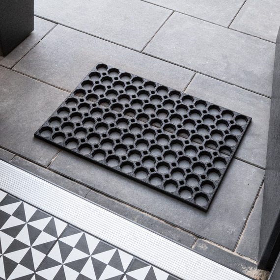 Nicoman Honeycomb Outdoor Rubber Ring Door Mat