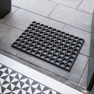 Nicoman Honeycomb Outdoor Rubber Ring Door Mat