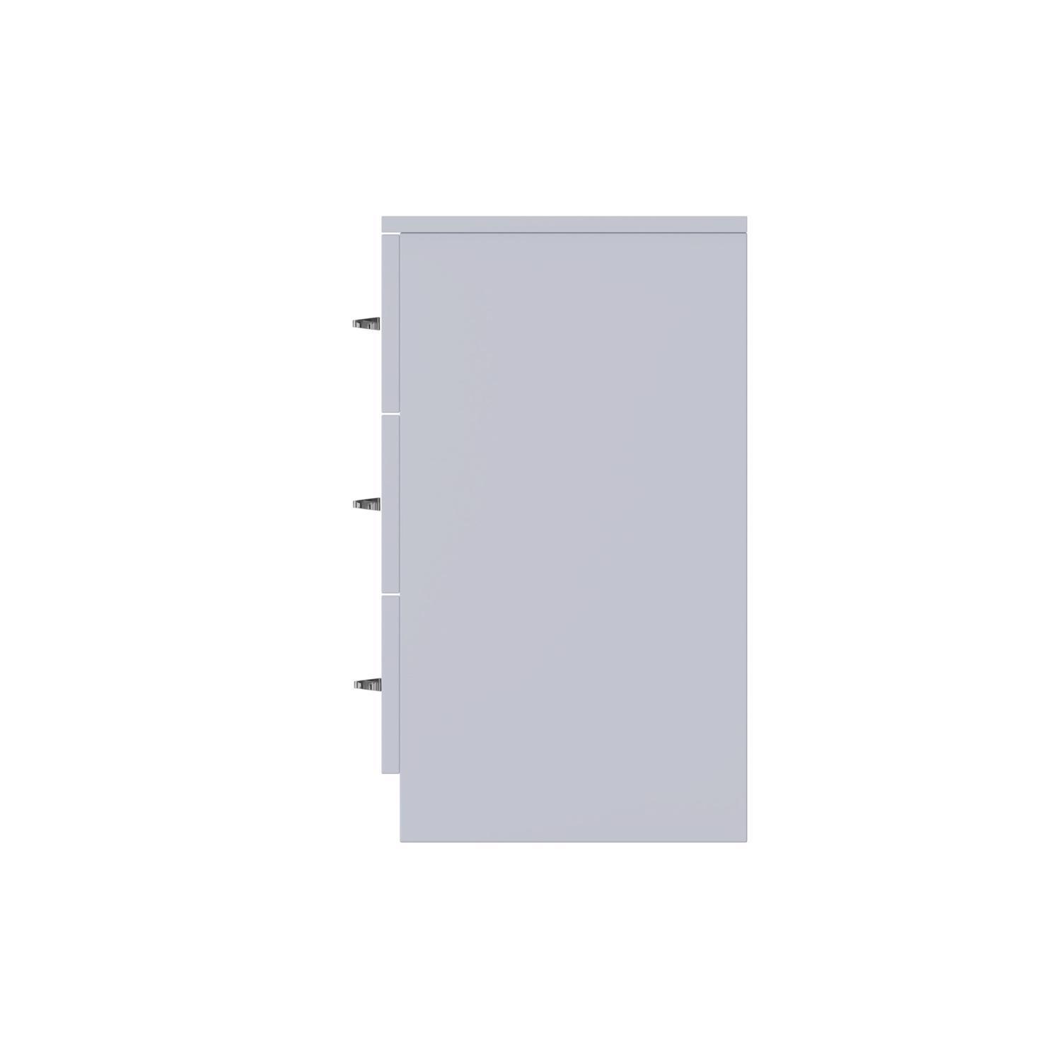 thumbnail image 2 of Modern High Gloss Chest Of Drawers – 4 Drawer With Metal Handles – Bedroom Furniture – Made In UK 2 of 6