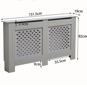 Grey Home Source Crofton Large Radiator Cover Unit  shot 6008175