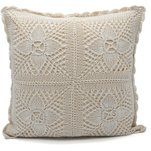 Floral Crochet Detail Landon Cushion