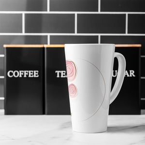 Rose Drawing Latte Mug