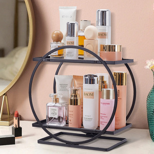 Metal Double-Tier Makeup Organiser