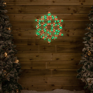 RGB Digital Light up Christmas Snowflake with Remote Control