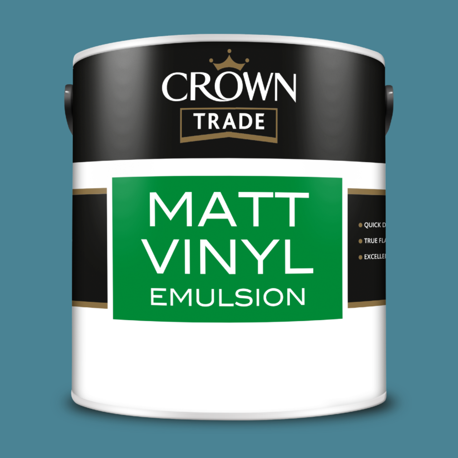 Crown Trade Vinyl Matt Mixed Colour - Teal  / 2.5l