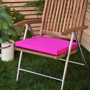 Pink / 1 Garden Chair Cushion Outdoor Patio Seat Pad shot 7547069