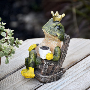 Tabletop Ornament Frog Prince Resin Figurine