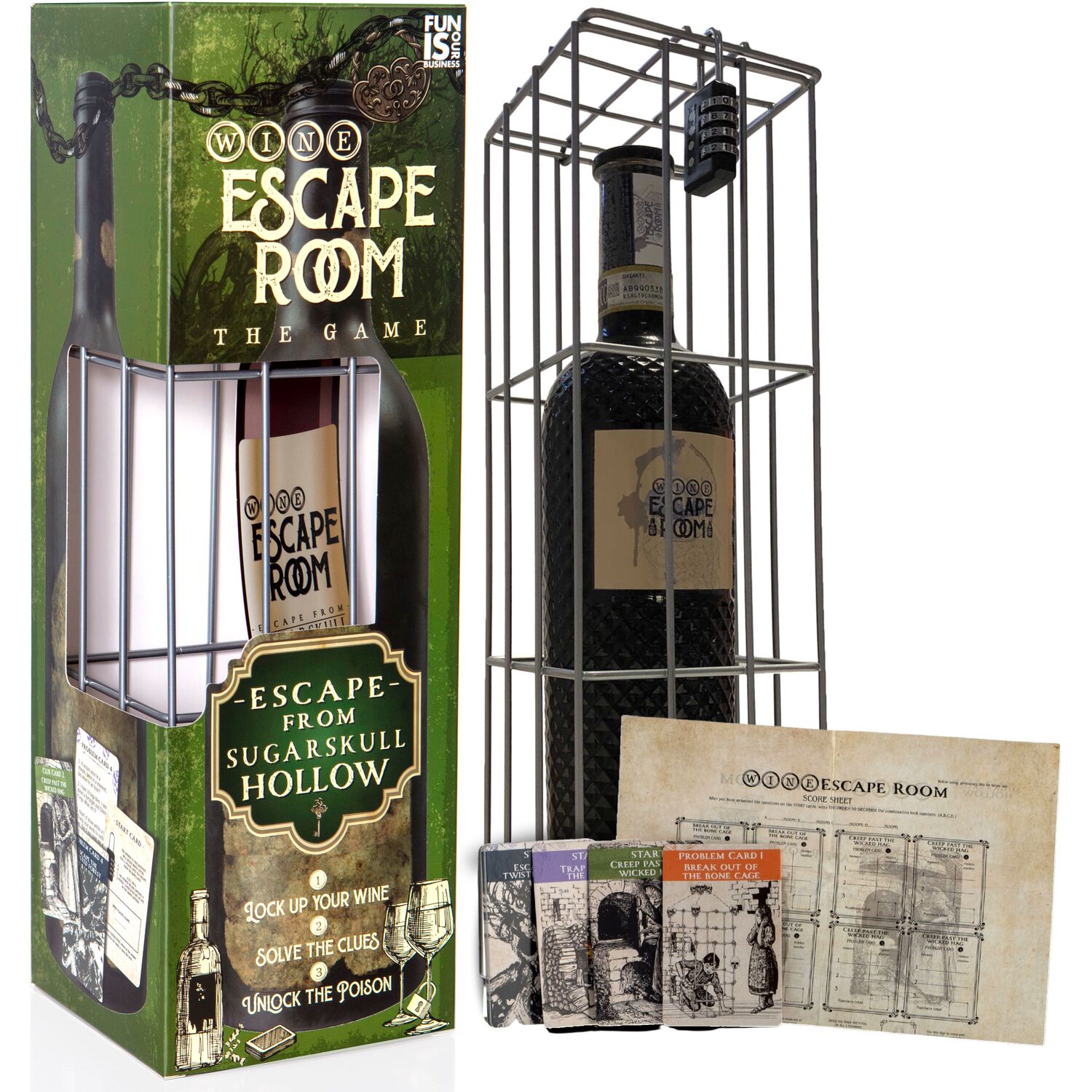 Wine Escape Room - Sugarskull Hollow - Brown