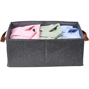 Livingandhome 4-Piece Foldable Fabric Storage Bins with Handles