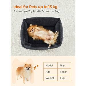 FEANDREA Linen-Look Dog Sofa Bed