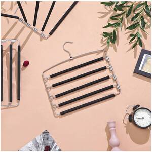 SONGMICS Trouser Hangers, Metal Clothes Hangers
