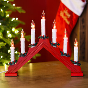 Flickering Candle Bridge Light
