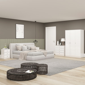 Denver 3 Door Wardrobe Bedroom Set