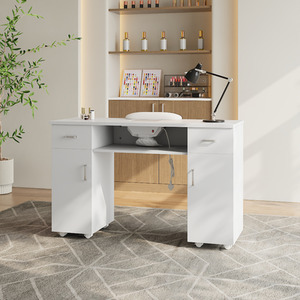 Manicure Table with Electric Dust Extractor